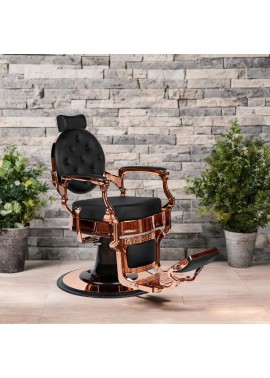 Барбер кресло BUZZ Rose Black VIP02 Барбер кресло BUZZ Rose Black VIP02